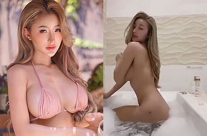 บันนี่ ซูเด๊ะ นางแบบสาวสวย เซลฟี่ แก้ผ้าโชว์ลงอ่าง เนียนไปหมด งานแรร์