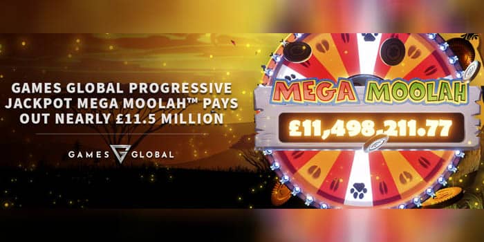 เกม Mega Moolah ของ Games Global มอบรางวัลแจ๊คพอต $15.6 ล้านดอลล่า